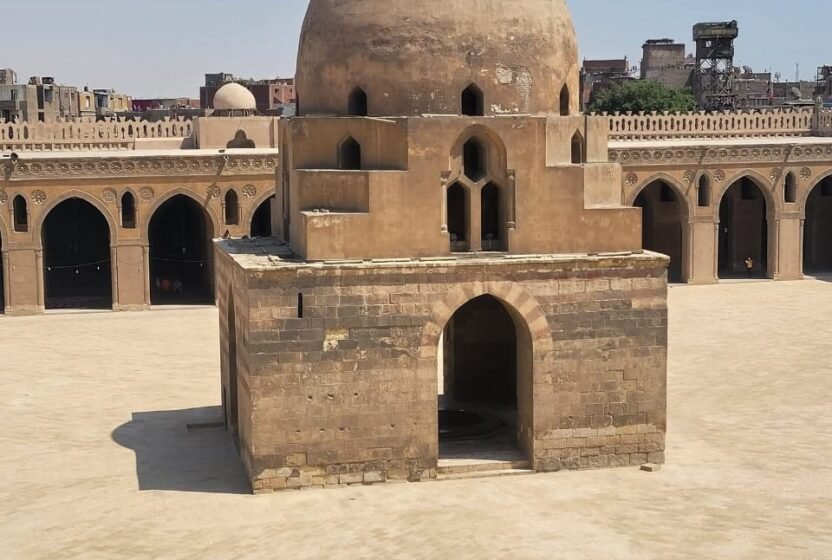 Domed fountain in the courtyard of the Ibn Tulun Mosque