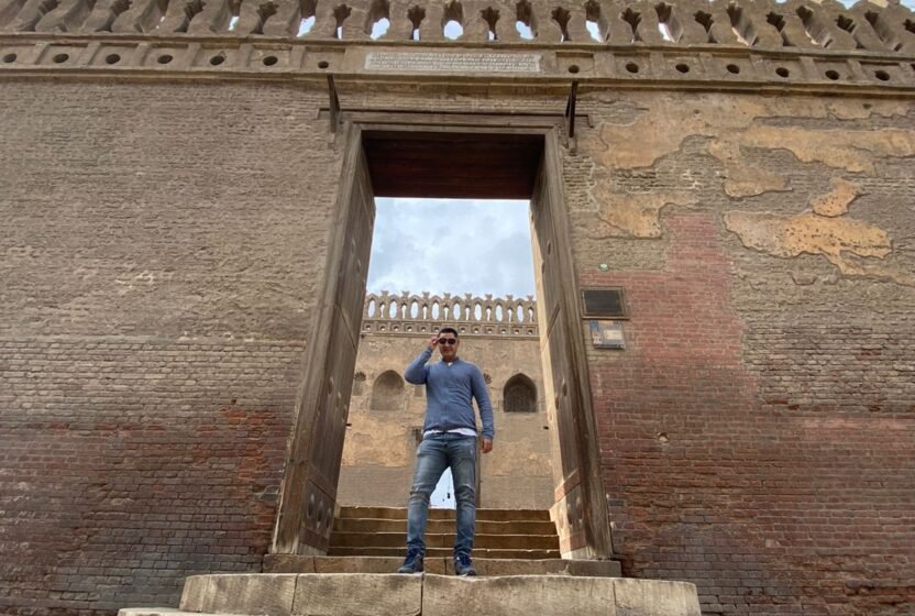 Doorway in the walls of the Ibn Tulun Mosque