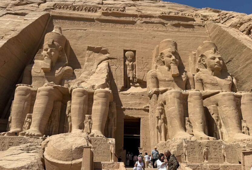 Colossal statues of Ramesses II at Abu Simbel