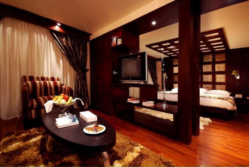 Cabin on the five-star Nile cruise ship