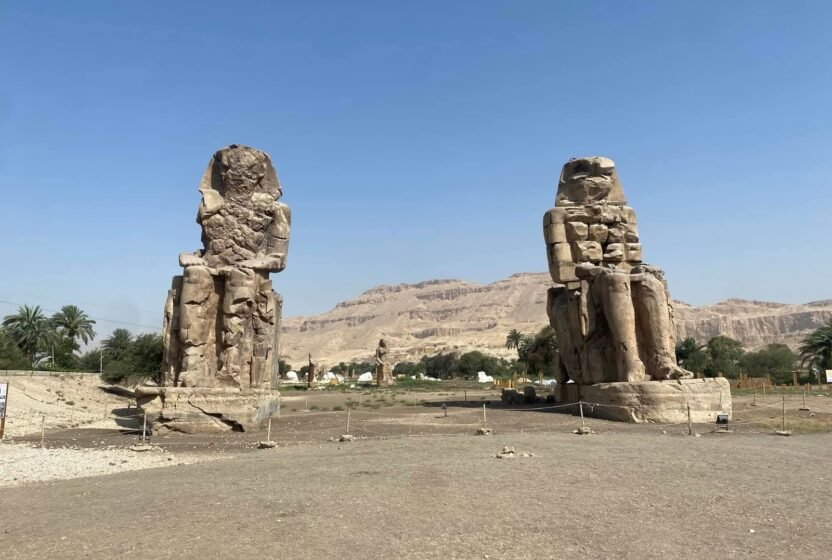 Colossi of Memnon on the West Bank of Luxor