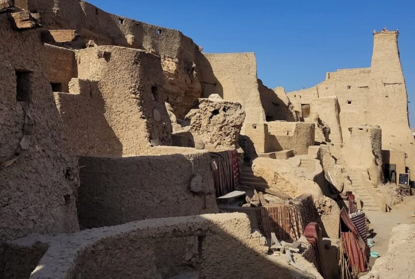 Mud-brick ruins of Shali Fortress, Siwa
