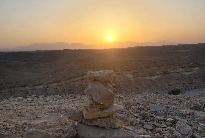 Desert sunset near Siwa Oasis