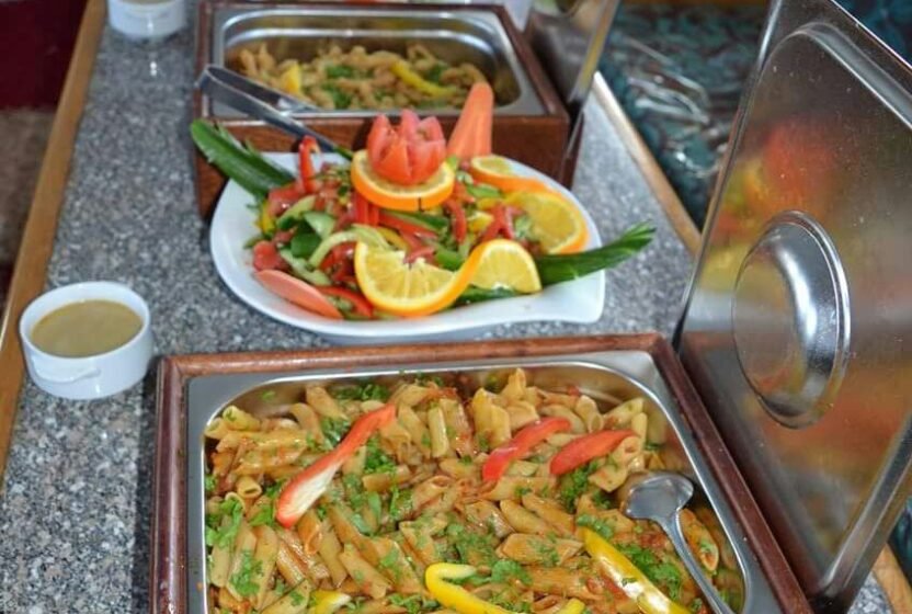 Buffet lunch on board the Ain Sokhna boat